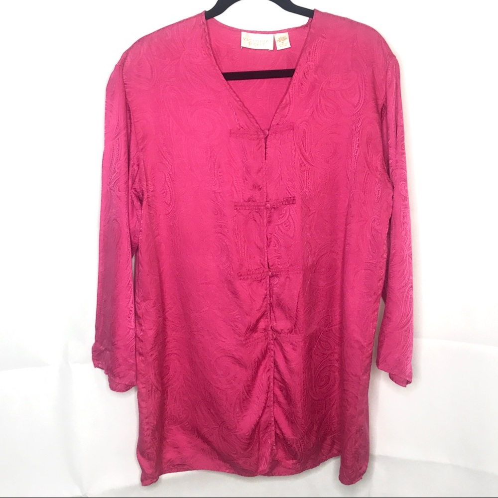 Victoria Secret night silk shirt